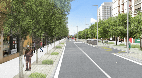 Licitada la fase 2 de la reurbanització de l’avinguda de la Generalitat