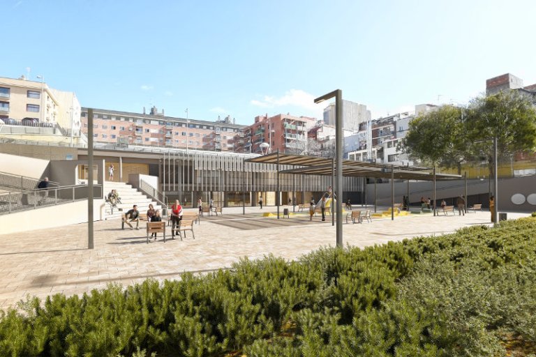 Impuls a l’Espai Cívic del Raval amb la licitació de les obres de la plaça