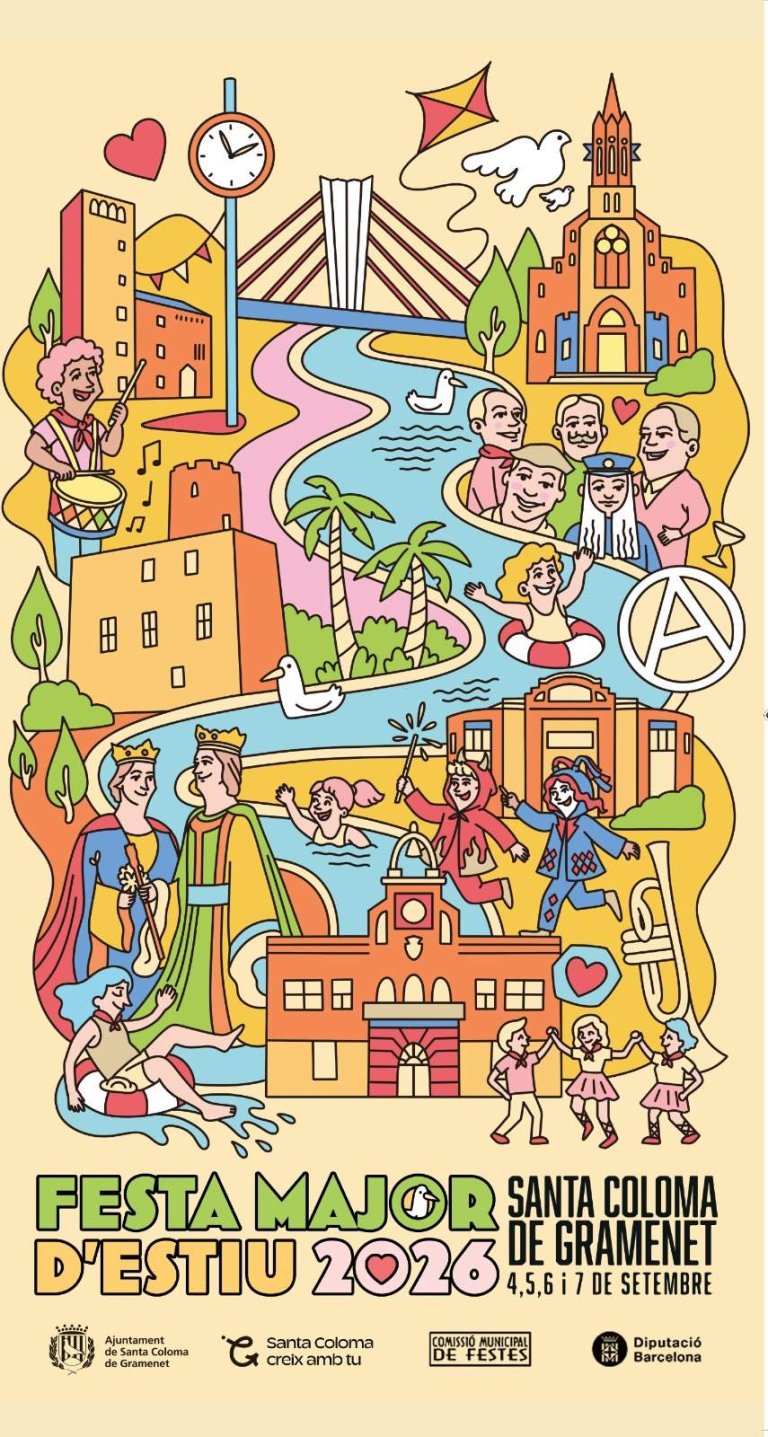 Santa Coloma de Gramenet ja ho té tot a punt per celebrar una nova edició de la Festa Major d’Estiu